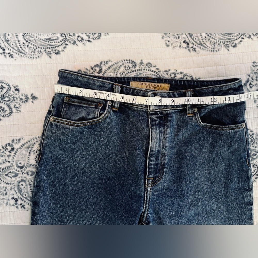 Burberry Brit Slim High Rise Ankle Jeans Womens Size 30 Blue designer denim - Picture 6 of 11
